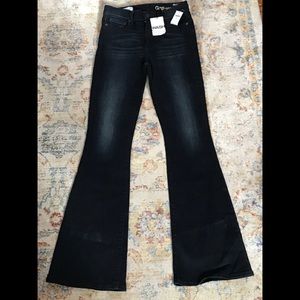 NEW GAP 1969 Skinny Flare Jeans High Stretch  27